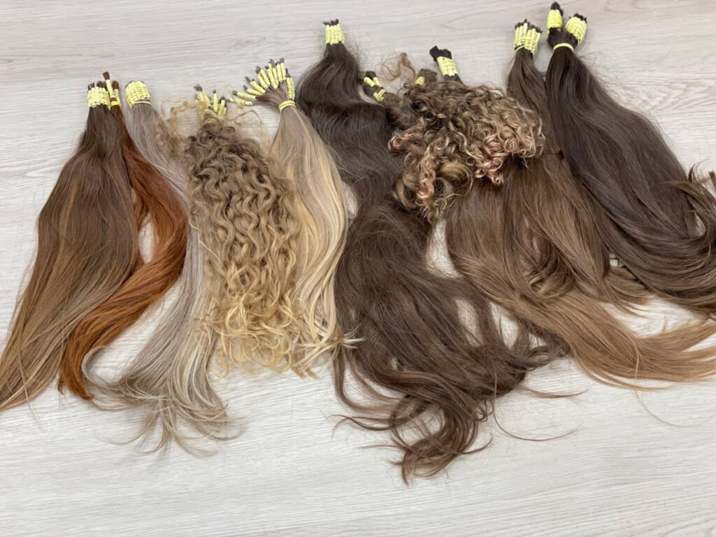Beautiful unprocessed European hair bundles